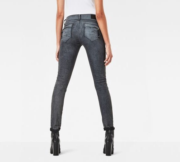 Women's MIDGE CODY MID SKINNY Denim Dark Aged Cobler Jeans