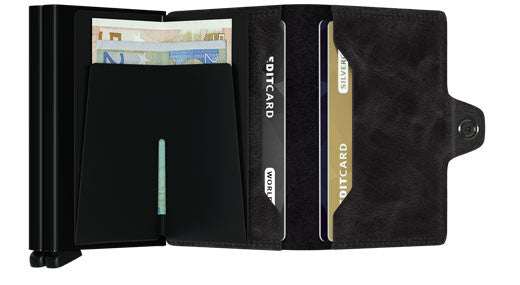 Twinwallet Vintage Black RFID Secure